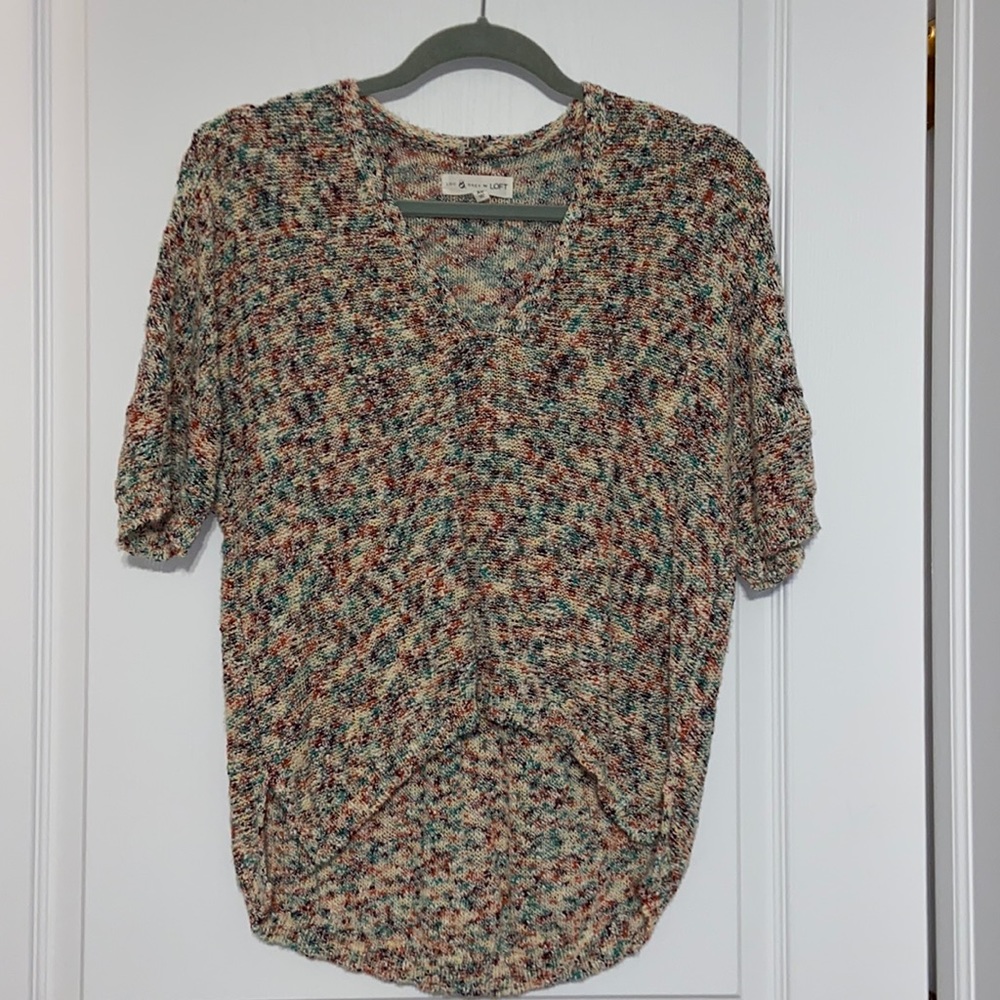 Multi colored knit shirt